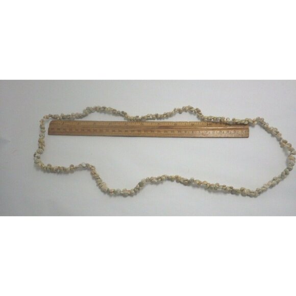 Shell Bead Necklace Crafts White Gray Beige babys Ear Snail Shape lot 2 - Picture 3 of 3